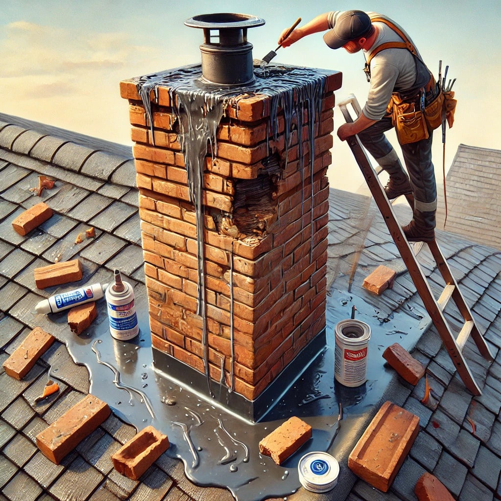 Professional Chimney Leak Repair Mesquite TX - Expert Water Damage Prevention by Chimney Sweep Mesquite